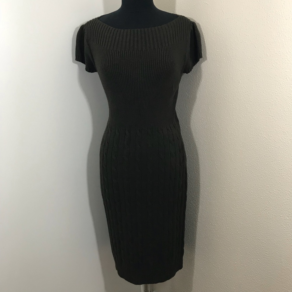 Ralph Lauren Brown Sweater Dress. Size Medium. - Picture 1 of 8